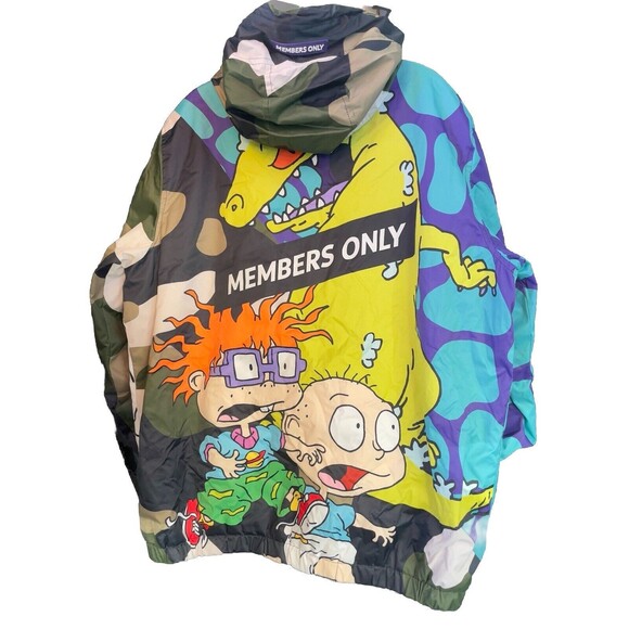 Members Only Nickelodeon Rugrats Hooded Jacket Men’s Size L - Picture 5 of 13